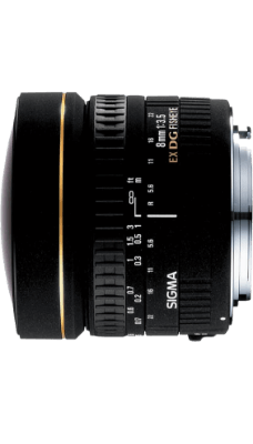 SIGMA 8mm F3.5 EX DG CIRCULAR FISHEYE