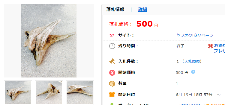 ＜C＞流木 自然 琵琶湖 拾いもの 装飾品 インテリア 小物「中古」の価格比較｜住まい、インテリア｜ヤフオク（ヤフーオークション）落札相場  オークファン（aucfan.com）