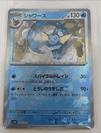 シャワーズ　マスターボール仕様